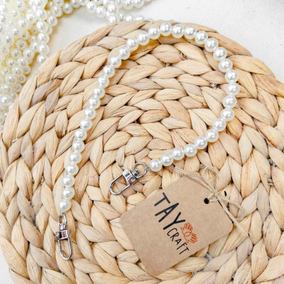 Dây ngọc trai đeo túi xách 40cm dây thay thế đeo túi đeo vai DIY phong cách phụ kiện túi xách