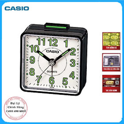 Đồng Hồ Để Bàn - Du Lịch Casio TQ-140-1BDF - Có Báo Thức - Kích Thước ( 5.7 x 5.7 x 3.3 cm )