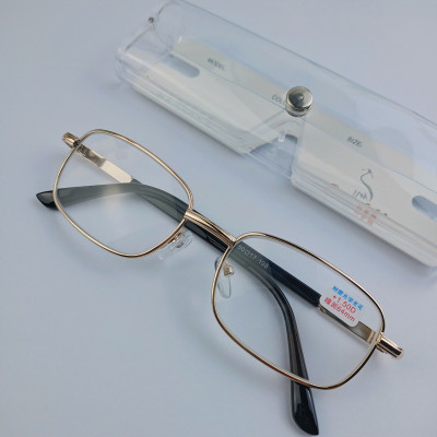 kính lão nam nữ tròng kính thủy tinh gọng hợp kim cao cấp