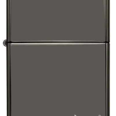 Bật Lửa Zippo Black Ice (Dark Chrome) With Zippo Logo 150ZL