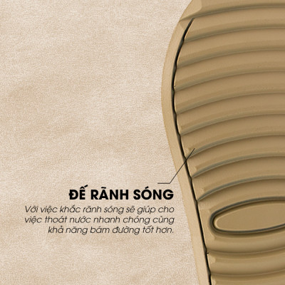 Dép Quai Ngang Nam Da Bò Nappa Cao Cấp Tomoyo TMD308