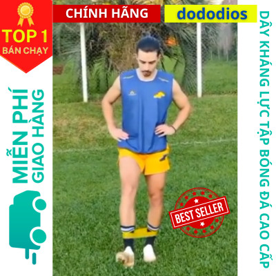 Bộ 5 Dây kháng lực đá banh cho nam, đá banh lực mạnh - Dây tập sút đá bóng - Hàng Chính Hãng DoDoDios