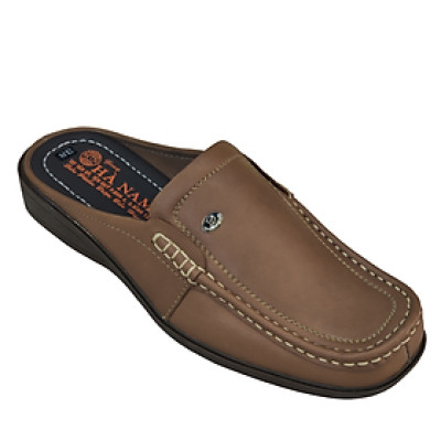 Dép Bít Mũi Nam HÀ NAM Da Bò Thật Cao Cấp GSB2093