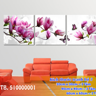 Tranh Treo Tường Hoa 510000001- Tranh treo tường phòng khách