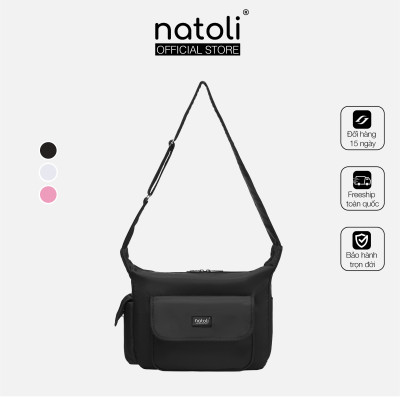 Túi vải đeo chéo unisex Buffalo Cross Bag chính hãng NATOLI chất vải canvas chống nước nhiều ngăn cao cấp