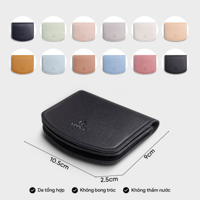 Ví Yuumy ( Thời trang nữ phối dây đeo chéo dáng cong - Ví da Seasand YV109 )