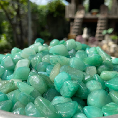 1000gr Đá Thạch Anh Xanh Vụn NHASAN Lựa Chọn Hoàn Hảo Cho Trang Trí & Phong Thủy