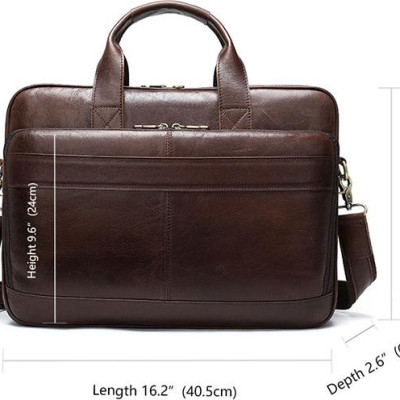 Cặp Da Công Sở Cao Cấp vừa Laptop 15.6inch MARRANT - BHM8841  Hàng chính hãng.