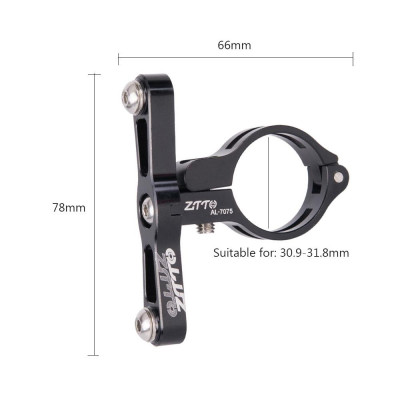 Dụng cụ giữ chai nước giữa lòng xe đạp hoặc xe máy - màu bạc
