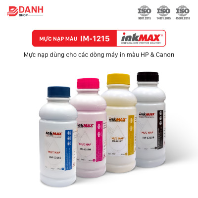 Mưc nạp LASER MÀU cho máy HP Color Laser CP 1215/1515/1518/1525/ CM 1300... Canon LBP 5050... ( inkMAX IM-1215 )