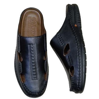 Dép Bít Mũi Nam HÀ NAM Da Bò Thật Cao Cấp GSB20109