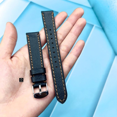Dây Đồng Hồ Da Bò Thật Size Nữ 12/14/16/18mm Handmade 