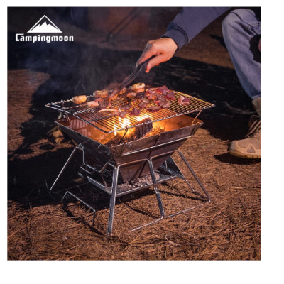 Bếp nướng than hoa dã ngoại gấp gọn Campingmoon MT-2