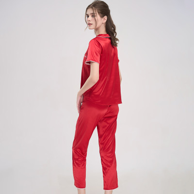 Bộ Đồ Satin Dài Nữ Vincy Thoáng Mát BSD043S11