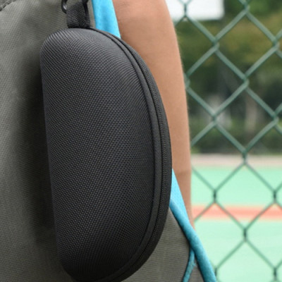 Hộp đựng mắt kính có móc treo, Hộp đựng mắt kính thiết kế khóa kéo có móc treo nhỏ gọn tiện dụng - Màu đen