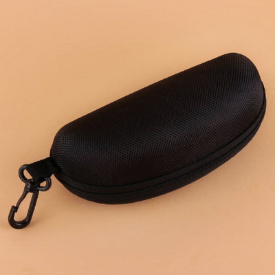 Hộp đựng mắt kính có móc treo, Hộp đựng mắt kính thiết kế khóa kéo có móc treo nhỏ gọn tiện dụng - Màu đen