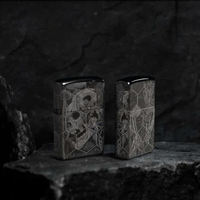 Bật lửa Zippo 46425 Mushroom Skulls Design - Chính hãng 100%