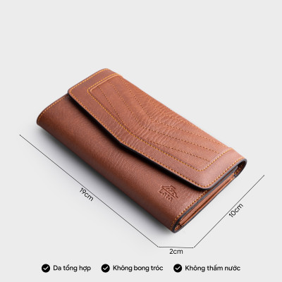 Ví Lata ( Thời trang nữ dáng cầm tay dáng dài - Ví da VN66 )