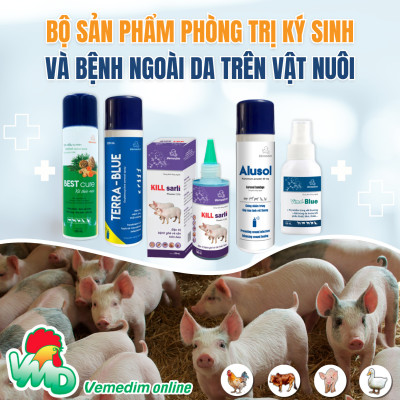 Thuốc mỡ bôi ngoài da trị ghẻ, xà mâu, viêm da cho chó, mèo Vemedim Diptivet - Tube 30g