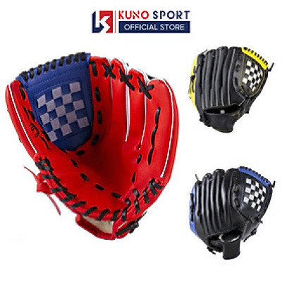 Găng tay bóng chày da pu  KUNOSPORT size tay 10,5/11,5/12,5inch găng tay chơi bóng chày cao cấp