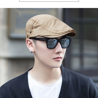 Mũ Lưỡi Trai Nam Phong Cách, Mũ Mỏ Vịt Phong Cách Hàn Quốc Phù Hợp Với Mọi Lứa Tuổi, Mũ Beret Chất Liệu Vải Kaki Cao Cấp Có Thể Điều Chỉnh Size
