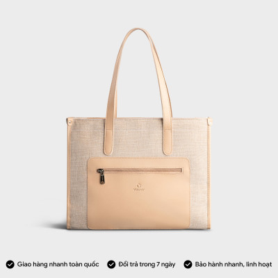 Túi Yuumy ( Thời trang nữ cói phối màu dáng ngang - Túi xách da Seasand YTX46 )