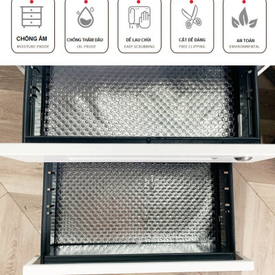 3M giấy decal dán bếp tráng nhôm khổ 0.4 cách nhiệt, chống thấm dầu, dễ dàng vệ sinh (0.4 x 3 m)