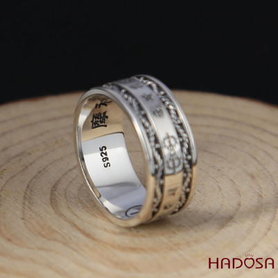 Nhẫn trang sức phong cách tôn giáo cho nam