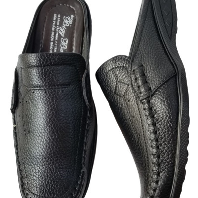 Dép Bít Mũi Nam Da Bò BIGGBEN Cao Cấp SB92