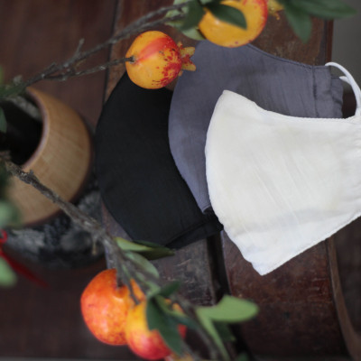 Khẩu Trang Lụa Tơ Tằm 3 Lớp Kháng Khuẩn Người Lớn I Silk Face Mask 