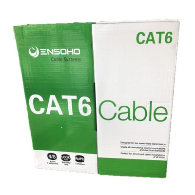 Cáp Mạng ENSOHO Cat 6 UTP EN-U6CA25 ( Xanh Dương ) - Hàng Chính Hãng 