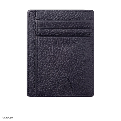 Ví Nữ Mini Đựng Thẻ ATM SLIM, Da Bò Mềm Mại PEBBLE, Kiểu Dáng Nhỏ Gọn - Tiện Dụng, Gồm 8 Ngăn Để Thẻ Và Tiền, Phong Cách Hiện Đại - Trẻ Trung – Hàng Chính Hãng SAIGIO