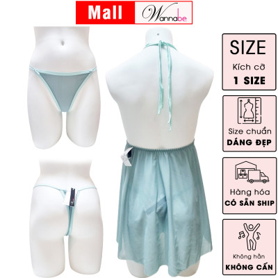 Váy ngủ lưới sexy WANNBE DNC16 đầm ngủ xuyên thấu khiến chàng luôn mê đắm bạn