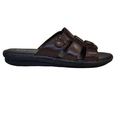 Dép Nam Quai Ngang HÀ NAM Da Bò Thật Cao Cấp DNA2118