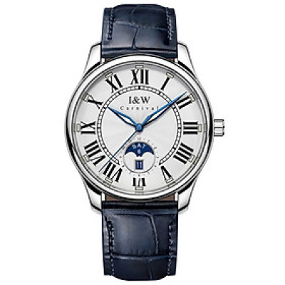 Đồng Hồ Nam I&W Carnival 685G Chính Hãng Full Box Chống Nước Kính Chống Xước Dây Da Cao Cấp BH 60T (Máy Cơ Tự Động)