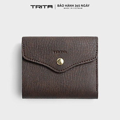 Ví Trita ( Thời trang nữ gập 3 phong cách basic - Ví da RV59 )