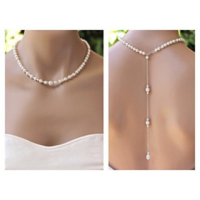 Dây chuyền vòng cổ nữ hạt châu tua dài sexy