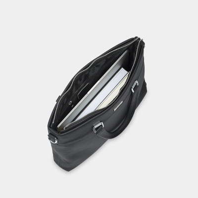 Túi xách công sở nam nữ đựng laptop 14 inch IDIGO MB1 - 16000, túi đựng tài liệu A4 da thật cao cấp