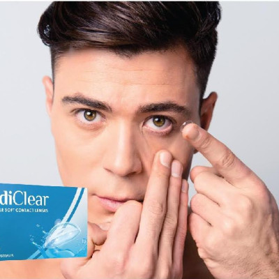 [Một Miếng] Kính Áp Tròng Australia Cận Thị Không Màu Mediclear 3 Tháng