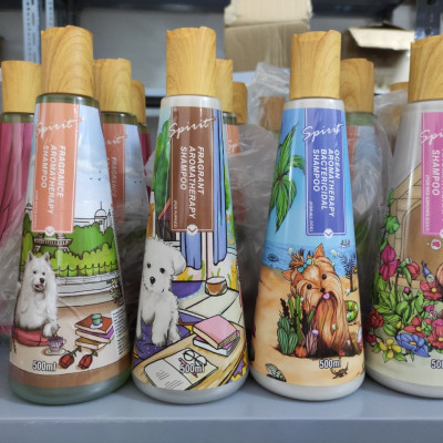 Sữa Tắm Nước Hoa Nắp Gỗ Cho Chó Mèo Cao Cấp Spirit Chai 500ml