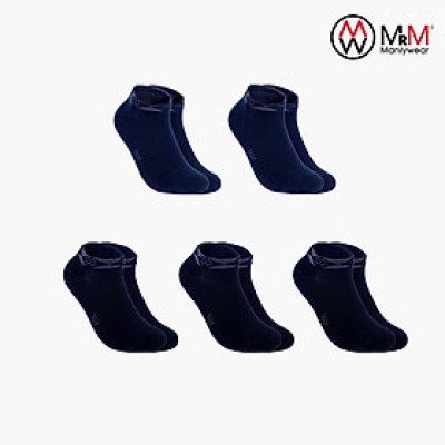Hộp 5 đôi tất vớ nam cổ ngắn MRM Manlywear - mix màu, chất liệu sợi cotton êm chân, mềm mại thoáng mát, chống hôi chân