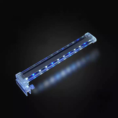 Đèn bể cá cảnh KẸP hồ cá 15cm 25cm 35cm 45cm 60cm BONETAR 10D 20D 30D 40D cao cấp, 2 màu trắng xanh, siêu bền, tiết kiệm điện