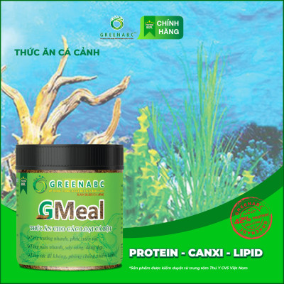 Thức ăn Cá Bột, Cá Thủy Sinh GREENABC – Hàm lượng protein 40% giúp tăng trưởng nhanh, tăng đề kháng, lên màu – Hộp 200g