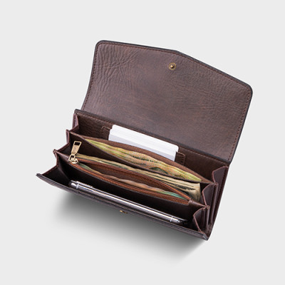 Ví nam da bò Lata ( Thời trang nam - Ví da thật LVN54 )