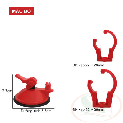 Kẹp hít giữ đèn ống thủy tinh T5 / T8 / T10 kẹp sưởi uv bể cá tép cảnh