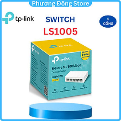 TP-Link LS1005 - Bộ Chia Mạng Switch Để Bàn 5 cổng 10/100Mbps - Hàng Chính Hãng