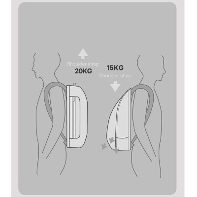 Balo Laptop công sở dạng hộp phong cách CHÂU ÂU – BEE GEE BLLT9095