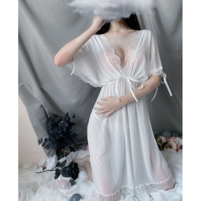 Váy ngủ phối ren sexy gợi cảm chất vải mềm mịn siêu tôn dáng