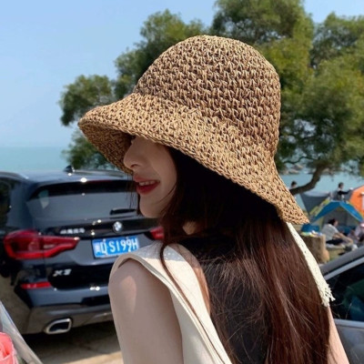 Nón mũ rộng vành đi biển du lịch dã ngoại dạo phố thời trang Hàn Quốc dona24100609