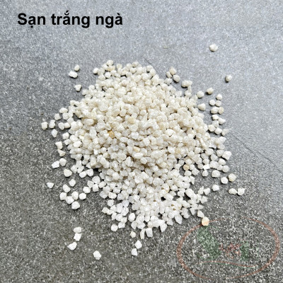 Sạn sỏi suối trải nền nâu đen / vàng kim sa / trắng ngà set bể thủy sinh cá tép cảnh